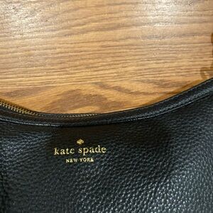 Kate Spade Black Textured Shoulder Bag